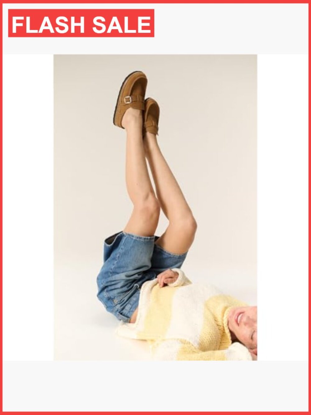 Genuine Leather Moccasin-Style Clogs for Women Memory Foam Non-Slip Mules - Picture 6 of 7